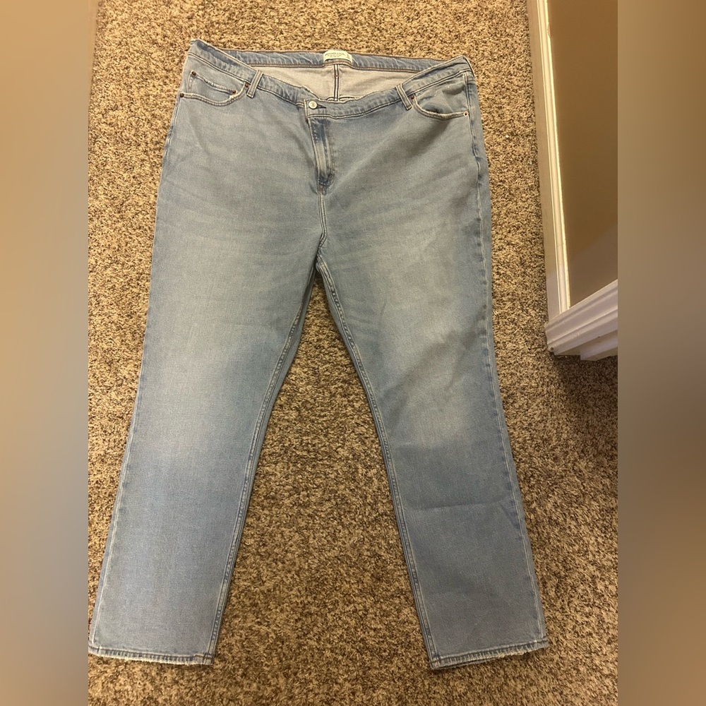 Plus Size Abercrombie & Fitch Light Blue Women Jeans